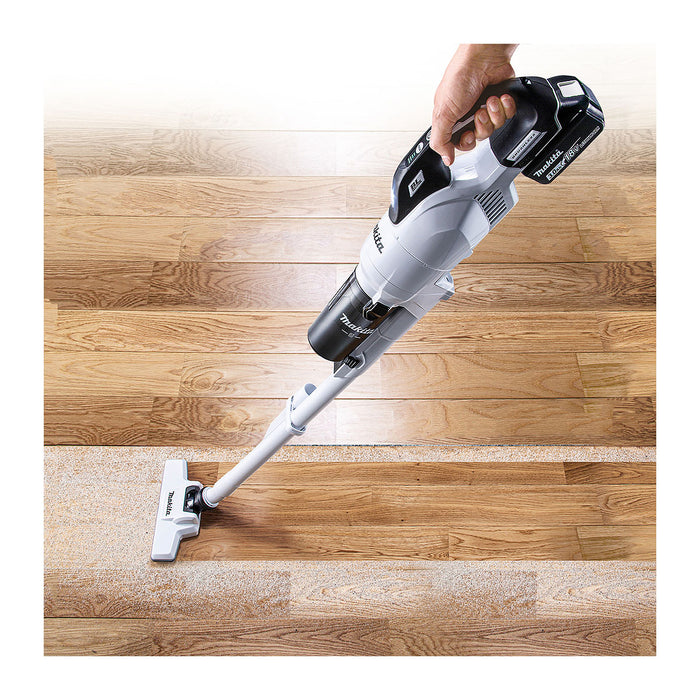 Máy hút bụi ly tâm cầm tay Makita DCL286F dùng Pin 18V LXT, công suất hút 100W, khả năng chứa bụi 250ml bộ lọc HEPA