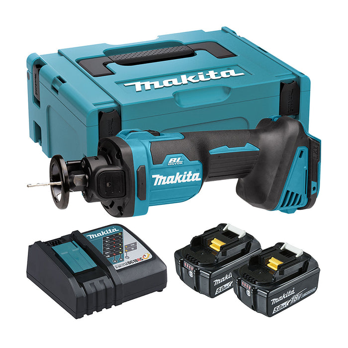 Máy cắt thạch cao Makita DCO181 dùng Pin 18V LXT đầu côn 3.18mm (1/8 inch), 6.35mm (1/4 inch), công nghệ AWS