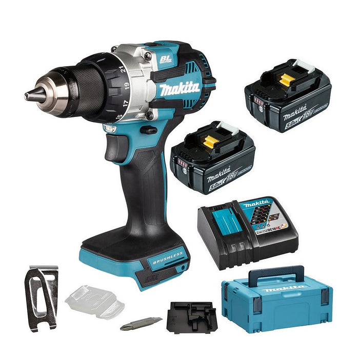 Máy khoan gỗ thép Makita DDF489 dùng Pin 18V LXT đầu kẹp 13mm