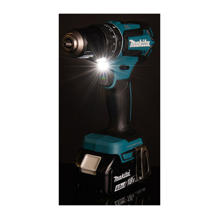 Máy khoan búa Makita DHP485 dùng Pin 18V LXT đầu kẹp 13mm