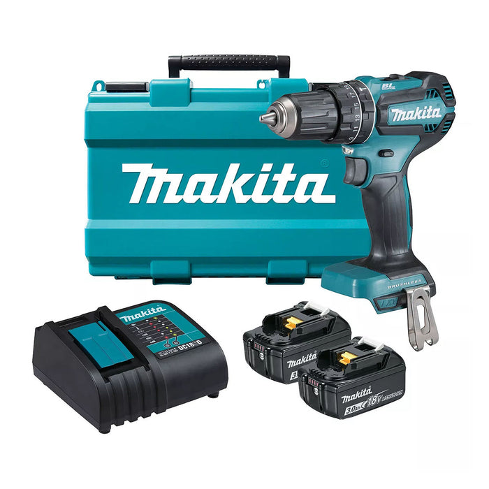 Máy khoan búa và vặn vít dùng pin MAKITA DHP485SFE