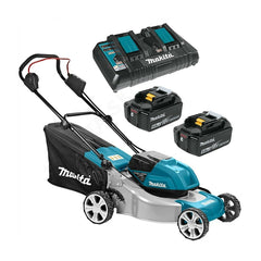 DLM460PT2: Thân máy + Sạc nhanh 2 cổng (DC18RD) + 2 pin 5.0Ah (BL1850B)