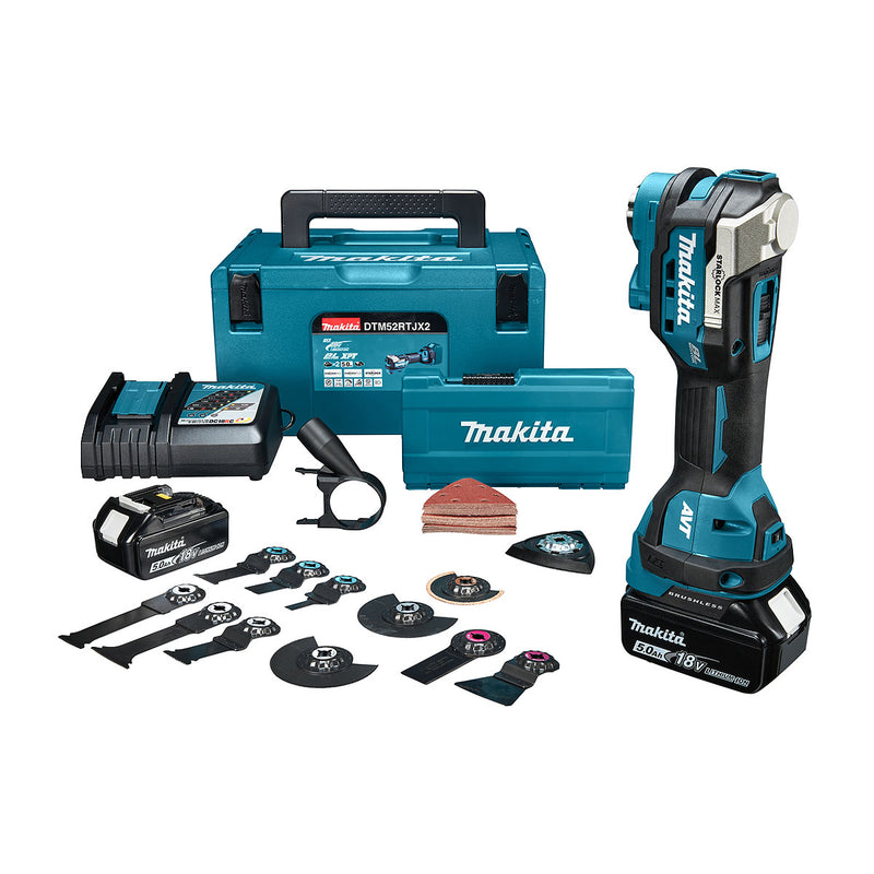 Máy cắt rung đa năng Makita DTM52 dùng Pin 18V LXT, tiêu chuẩn lưỡi STARLOCK, STARLOCK PLUS, STARLOCK MAX