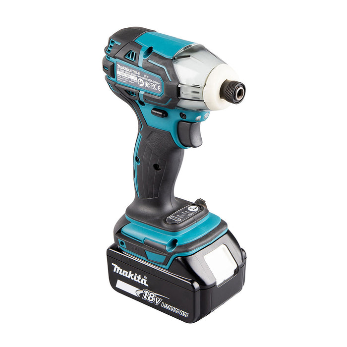 Máy vặn vít xung dầu Makita DTS141 dùng Pin 18V LXT đuôi lục giác 6.35mm (1/4 inch)