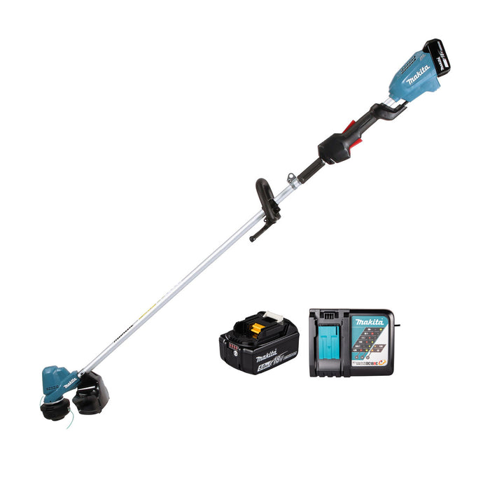 Máy cắt cỏ Makita DUR190L dùng Pin 18V LXT công suất 240W, độ rộng cắt tối đa 300mm, tay cầm vòng