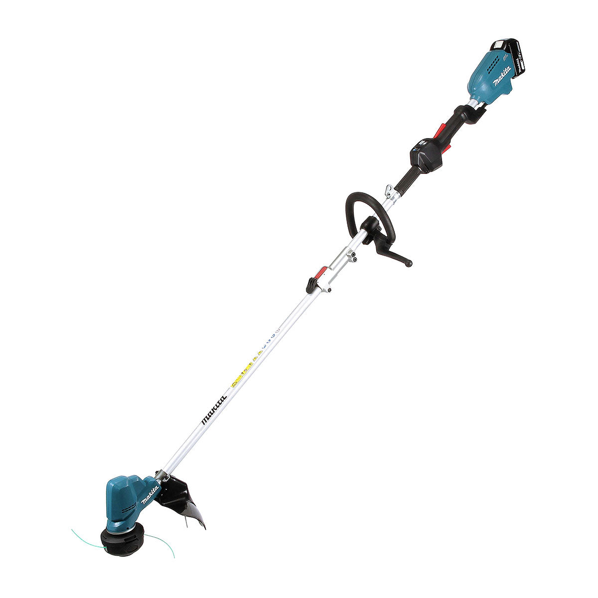 Máy cắt cỏ Makita DUR191L dùng Pin 18V LXT công suất 240W, độ rộng cắt tối đa 300mm, trục có thể tháo rời, tay cầm vòng