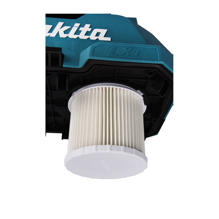 Máy hút bụi Makita DVC750L dùng Pin 18V x2 LXT, dung tích 7.5L, lực hút 6.7kPa, bộ lọc HEPA