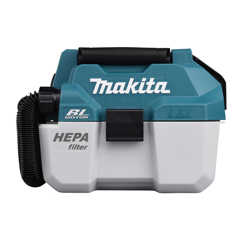 Máy hút bụi Makita DVC750L dùng Pin 18V LXT, dung tích 7.5L, lực hút 6.7kPa, bộ lọc HEPA