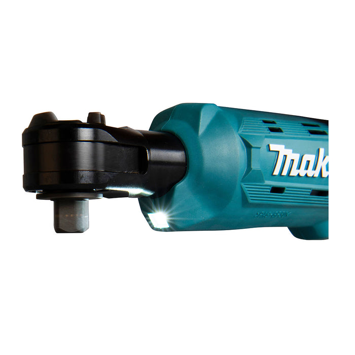 Máy siết bu lông góc Makita DWR180 dùng Pin 18V LXT, dùng được 2 cốt 1/4 inch và 3/8 inch