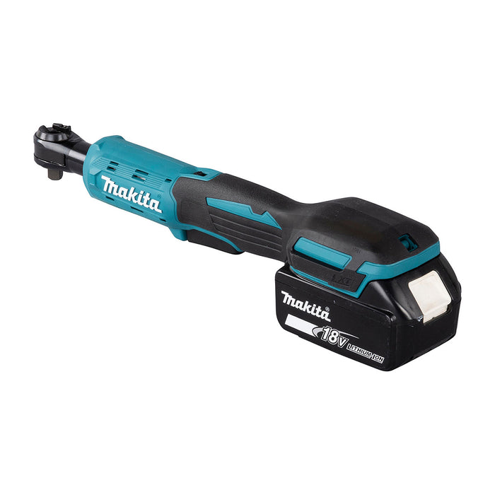 Máy siết bu lông góc Makita DWR180 dùng Pin 18V LXT, dùng được 2 cốt 1/4 inch và 3/8 inch