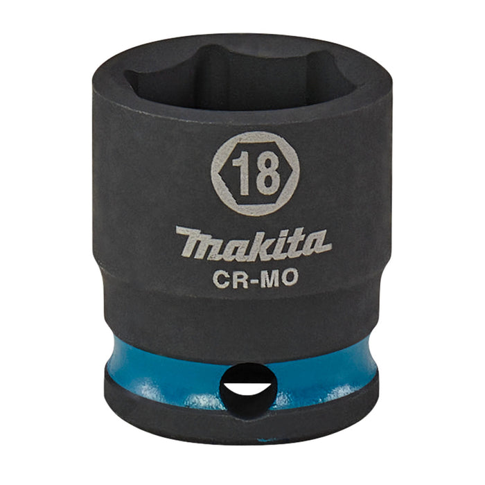 Đầu tuýp cốt 3/8 inch thân ngắn Makita thép Cr-Mo kích thước từ 6mm-22mm, chiều dài 28mm ( Cấp 3 sao )