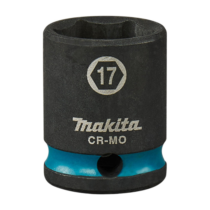 Đầu tuýp cốt 3/8 inch thân ngắn Makita thép Cr-Mo kích thước từ 6mm-22mm, chiều dài 28mm ( Cấp 3 sao )