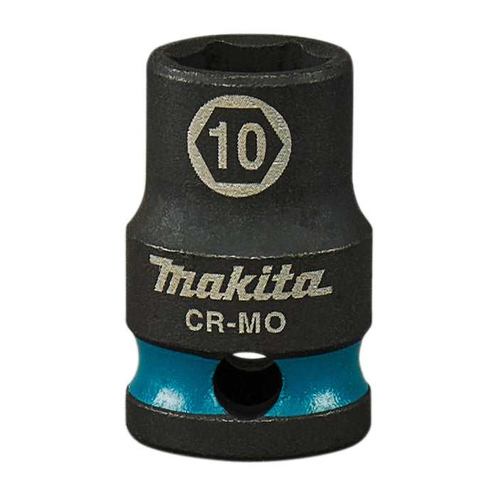 Đầu tuýp cốt 3/8 inch thân ngắn Makita thép Cr-Mo kích thước từ 6mm-22mm, chiều dài 28mm ( Cấp 3 sao )