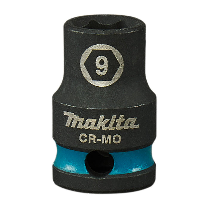 Đầu tuýp cốt 3/8 inch thân ngắn Makita thép Cr-Mo kích thước từ 6mm-22mm, chiều dài 28mm ( Cấp 3 sao )