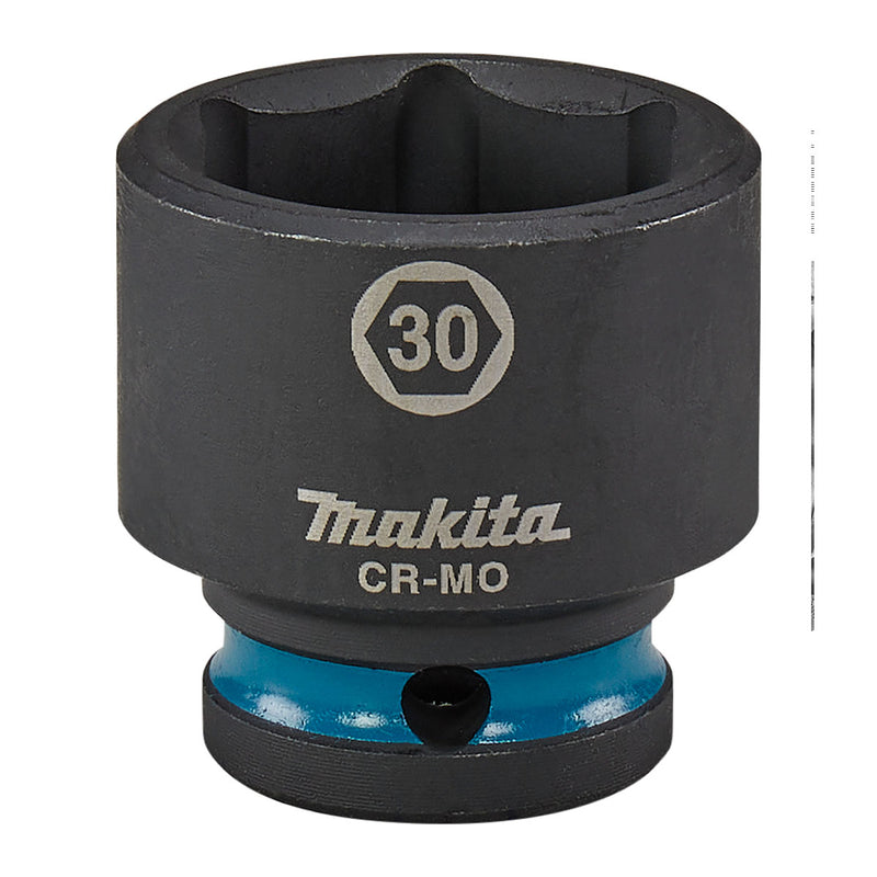Đầu tuýp cốt 1/2 inch thân ngắn Makita thép Cr-Mo kích thước từ 8mm-32mm, chiều dài 38mm ( Cấp 3 sao )