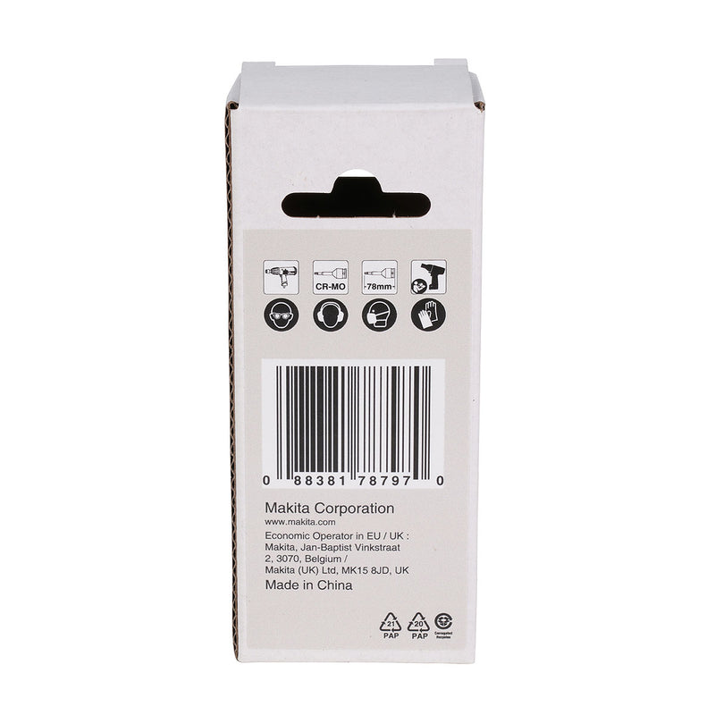 Mũi lục giác sao dùng cho máy siết bu lông cốt 1/2 inch Makita kích thước từ T30-T60, chiều dài 78mm thép Cr-Mo ( Cấp 3 sao )