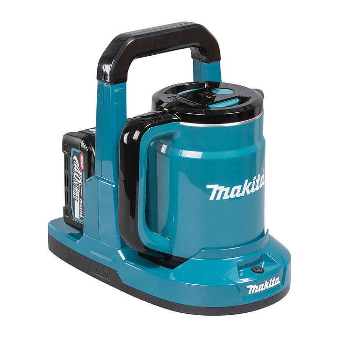 Ấm đun nước Makita KT001G dùng pin 40Vmax XGT, dung tích 800mL