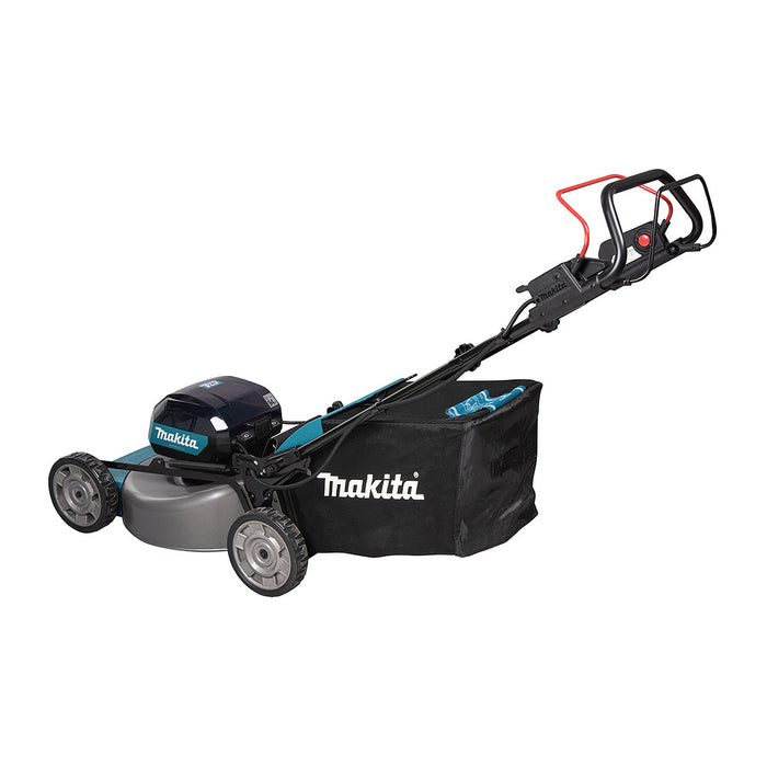 Máy cắt cỏ đẩy tự hành Makita LM002G, dùng Pin 40Vmax XGT, đường kính lưỡi 530mm, thân máy bằng thép