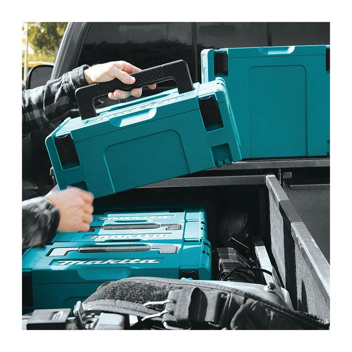 Thùng đựng đồ nghề Makita Mackpac cỡ số 1, mã số 821549-5, kích thước 395mm x 295mm x 105mm