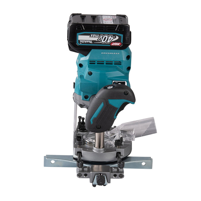 Máy phay dùng Makita RP001G Pin 40Vmax XGT chấu bóp 12.7mm (1/2 inch), công nghệ AWS