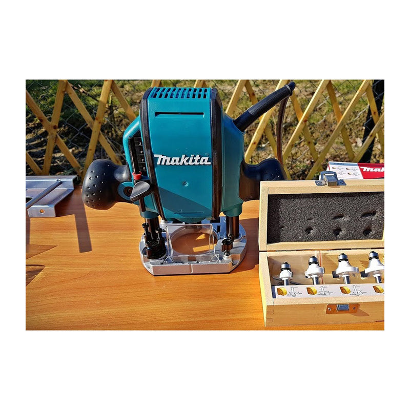 Máy phay Makita RP0900 công suất 900W, chấu bóp 6.35mm (1/4 inch),  9.5mm (3/8 inch)