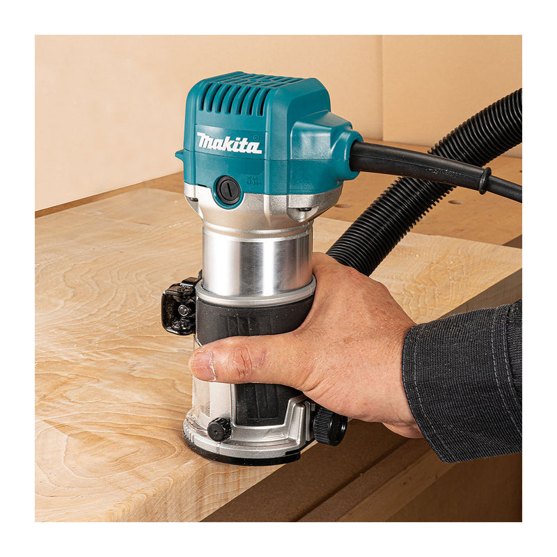 Máy đánh cạnh Makita RT0702C công suất 710W, chấu bóp 6.35mm ( 1/4 inch ) , 9.5mm ( 3/8 inch )