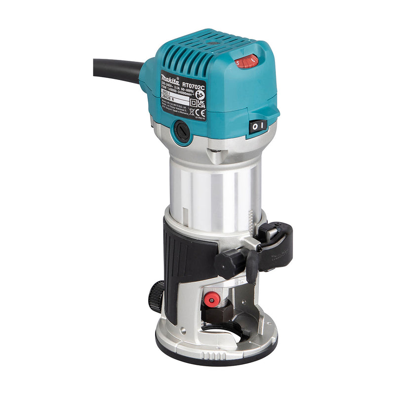 Máy đánh cạnh Makita RT0702C công suất 710W, chấu bóp 6.35mm ( 1/4 inch ) , 9.5mm ( 3/8 inch )