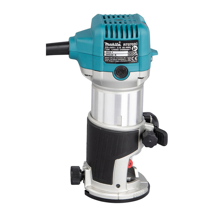 Máy đánh cạnh Makita RT0702C công suất 710W, chấu bóp 6.35mm ( 1/4 inch ) , 9.5mm ( 3/8 inch )