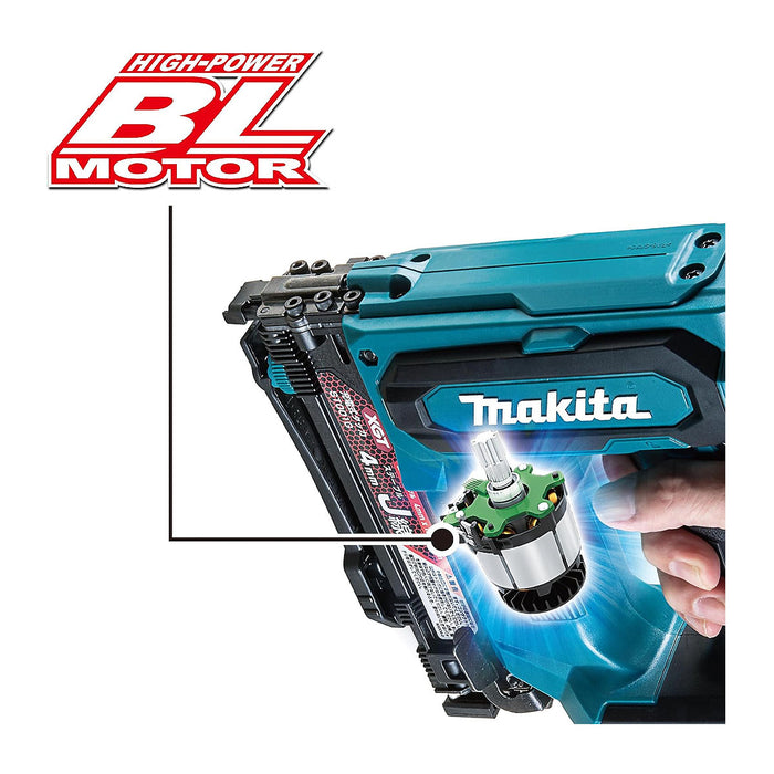 Máy bắn đinh ghim U Makita ST002G dùng Pin 40Vmax XGT, kích thước đinh 13-25mm