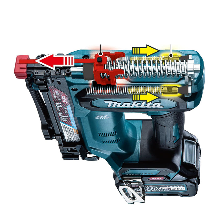 Máy bắn đinh ghim U Makita ST002G dùng Pin 40Vmax XGT, kích thước đinh 13-25mm