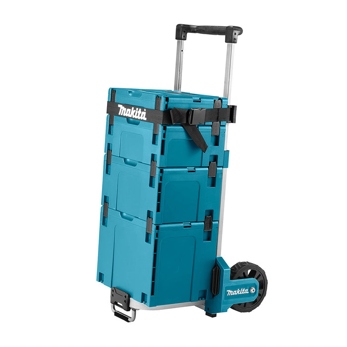 Xe kéo Makita TR00000001 kết nối với hệ thùng Makpac