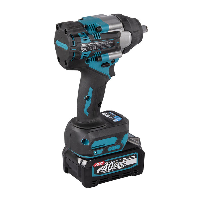 Máy siết bu lông Makita TW007G dùng Pin 40Vmax XGT, cốt 1/2 inch