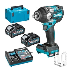 TW007GD202: Thân máy + Sạc nhanh(DC40RA) + 2 pin 2.5Ah(BL4025) + Thùng Makpac số 3(821551-8) + Vali