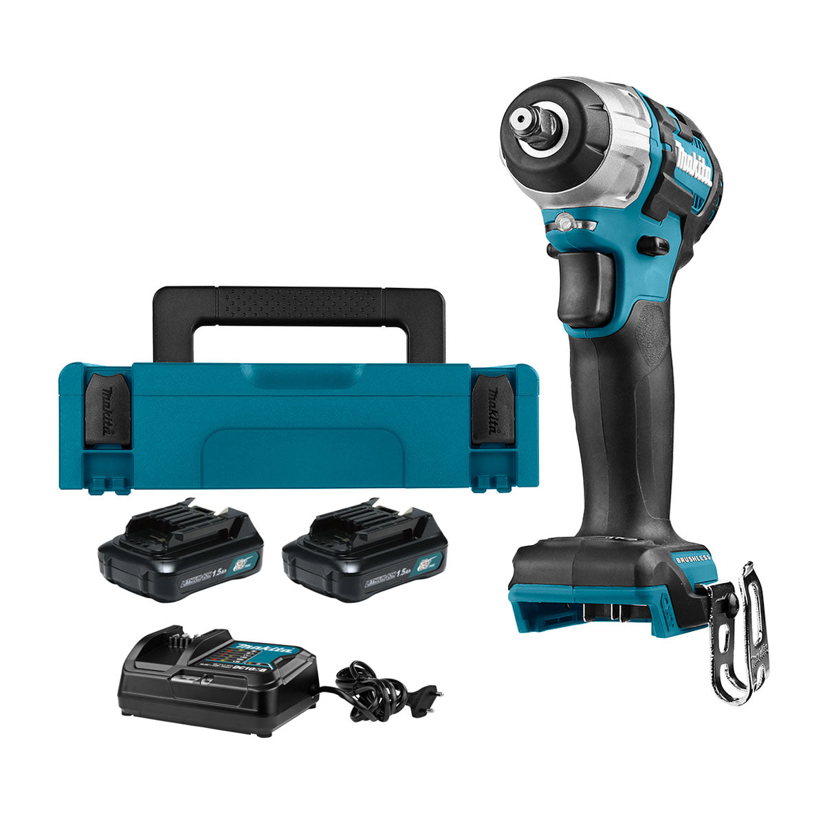 Máy siết bu lông Makita TW060D dùng Pin 12Vmax CXT, cốt 1/4 inch