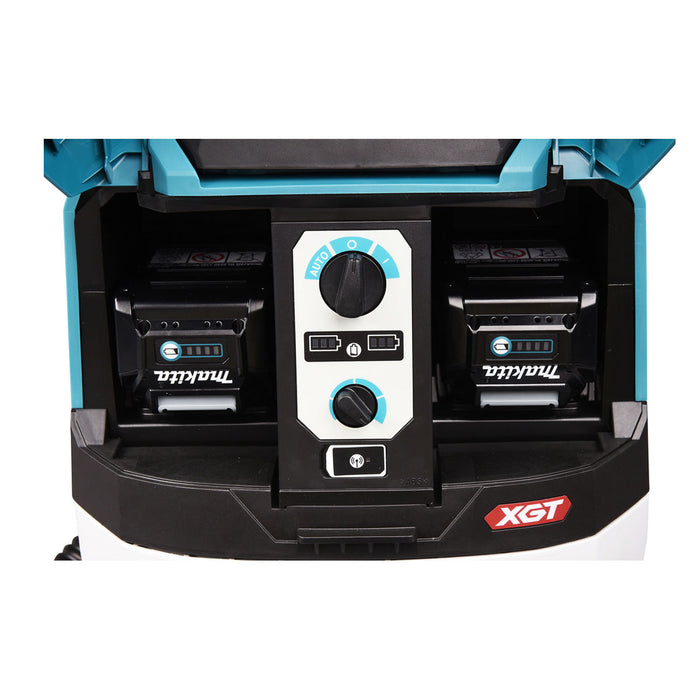 Máy hút bụi Makita VC004GL dùng Pin 40Vmax XGT, dung tích 15L lực hút 23 kPa, bộ lọc HEPA và GYUPPA, công nghệ AWS ( hút khô )