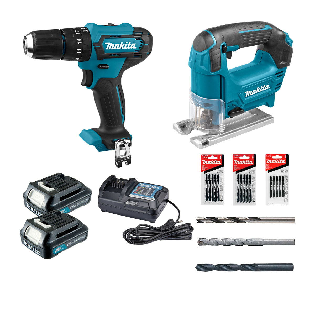 MAKITA - Bộ Combo máy Pin 12V Max (12V Cordless Combo kits)