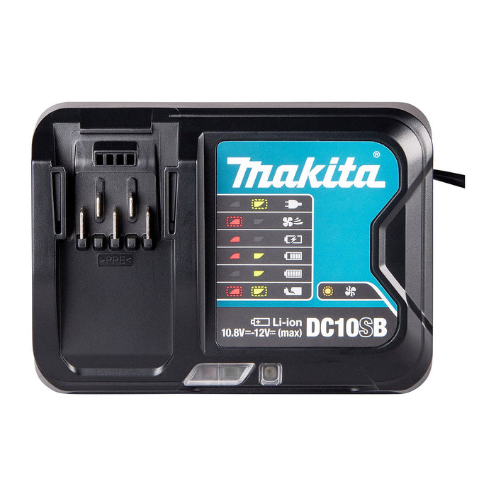 Đế sạc nhanh Makita DC10SB dùng cho Pin 12Vmax CXT mã số 197363-4