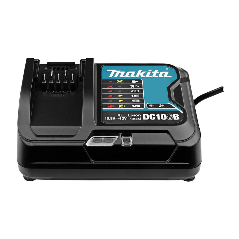 Đế sạc nhanh Makita DC10SB dùng cho Pin 12Vmax CXT mã số 197363-4
