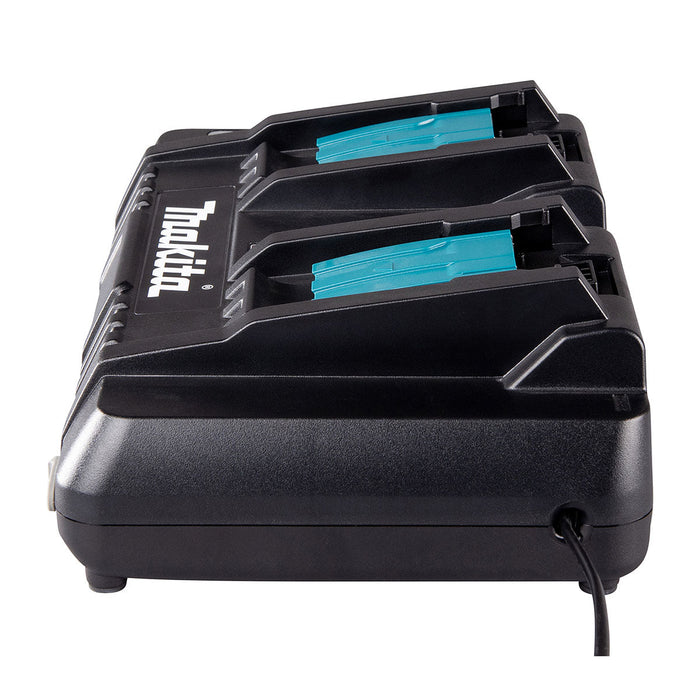 Đế sạc nhanh 2 cổng Makita DC18RD dùng cho Pin 18V LXT và Pin 14.4V mã số 630D94-1 ( Đế sạc nhập theo combo )