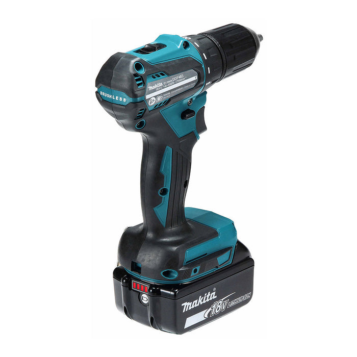 Máy khoan Makita DDF483 dùng Pin 18V LXT đầu kẹp 13mm