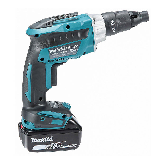 Máy vặn vít Makita DFS251 dùng Pin 18V LXT, đuôi lục giác 6.35mm (1/4 inch)