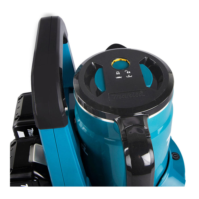 Ấm đun nước Makita DKT360 dùng pin 18V x2 LXT, dung tích 800mL