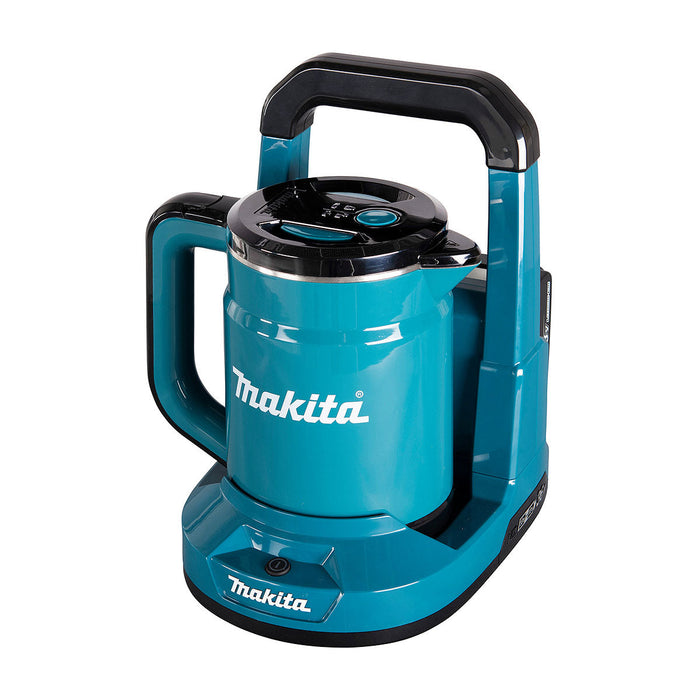 Ấm đun nước Makita DKT360 dùng pin 18V x2 LXT, dung tích 800mL