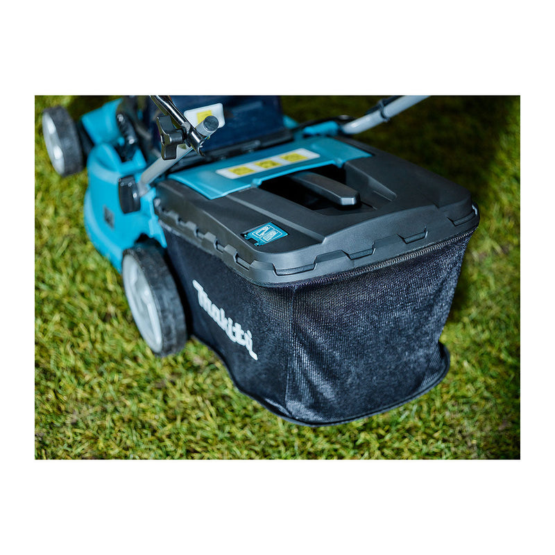 Máy cắt cỏ đẩy Makita DLM380 dùng Pin 18V x2 LXT, đường kính lưỡi 380mm