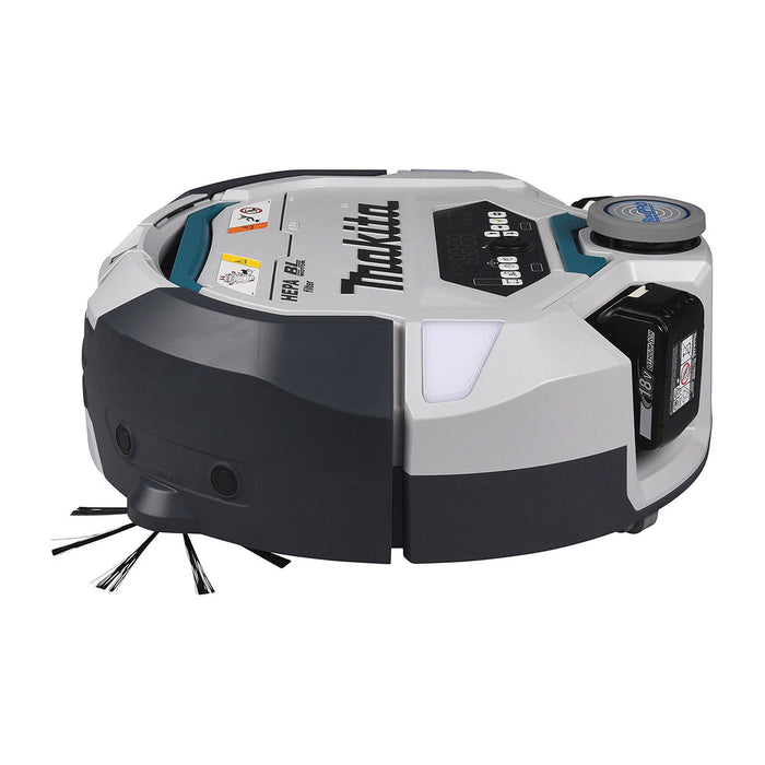 Robot hút bụi Makita DRC300 dùng 2 Pin 18V LXT, diện tích sử dụng tối đa 600m2