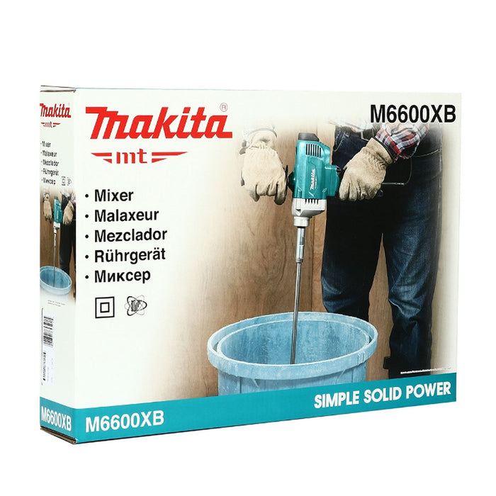 Máy trộn sơn Makita M6600XB (MT660X) công suất 800W, đường kính lưỡi 165mm