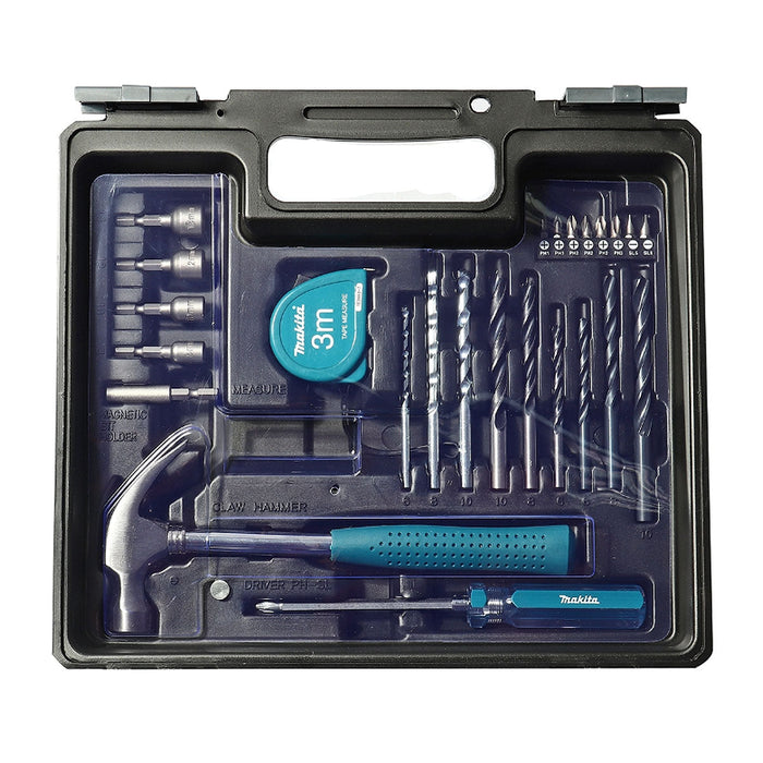 Bộ dụng cụ máy khoan búa M8100B công suất 710W và 26 phụ kiện Makita M8100KX2B (MT814KSP)