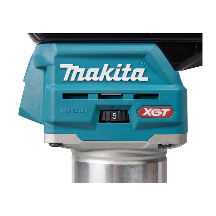 Máy đánh cạnh Makita RT001G dùng Pin 40Vmax XGT, chấu bóp 6.35mm ( 1/4 inch ) và 9.5mm ( 3/8 inch ), có kết nối không dây AWS