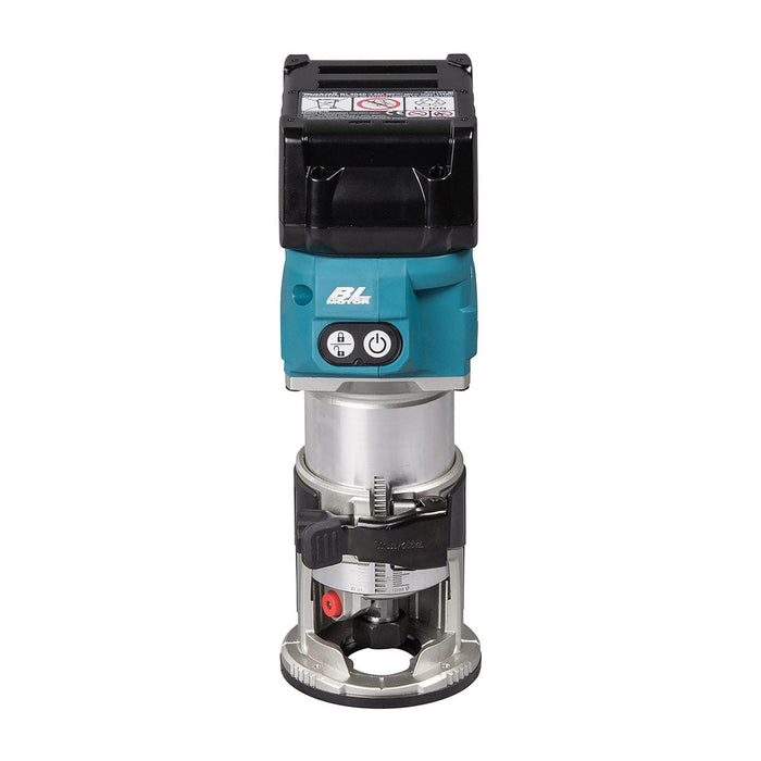 Máy đánh cạnh Makita RT001G dùng Pin 40Vmax XGT, chấu bóp 6.35mm ( 1/4 inch ) và 9.5mm ( 3/8 inch ), có kết nối không dây AWS