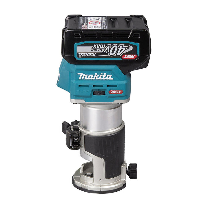 Máy đánh cạnh Makita RT001G dùng Pin 40Vmax XGT, chấu bóp 6.35mm ( 1/4 inch ) và 9.5mm ( 3/8 inch ), có kết nối không dây AWS